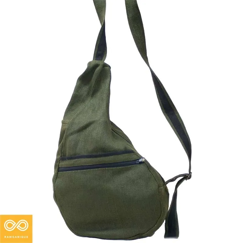 100% Organic Hemp Teardrop Shoulder Bag (Closeout - Final Sale)