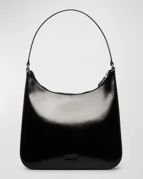 Alec Zip Leather Shoulder Bag