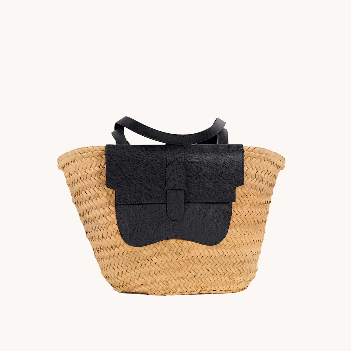 Amalfi Basket Tote | Raffia