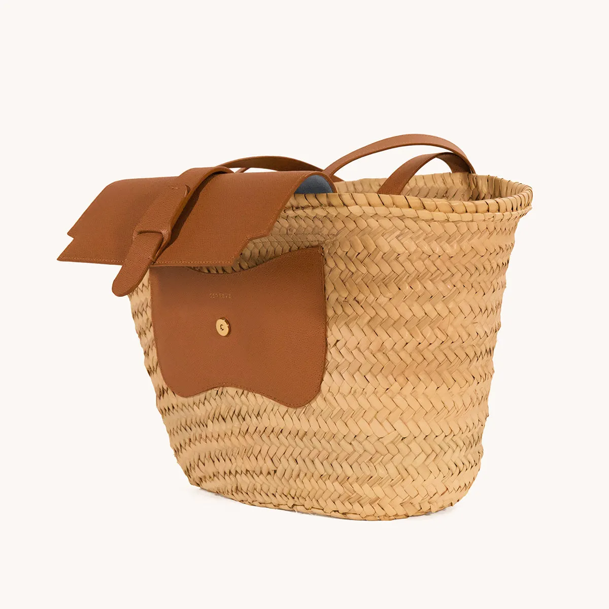 Amalfi Basket Tote | Raffia