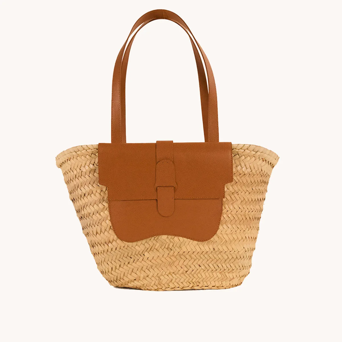 Amalfi Basket Tote | Raffia