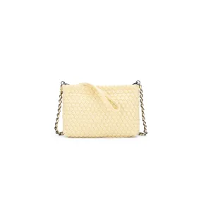 Aria Lemon Clutch Crossbody Bag