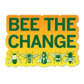 Bee The Change Die-Cut Text Sticker