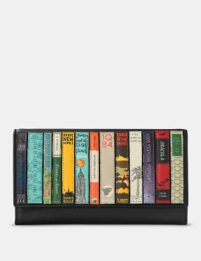 Bookworm Black Leather Hudson Purse