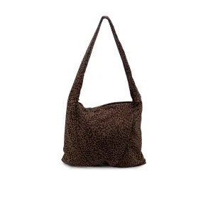 Bottega Veneta Animalier Leopard Fabric Tote Hobo Shoulder Bag