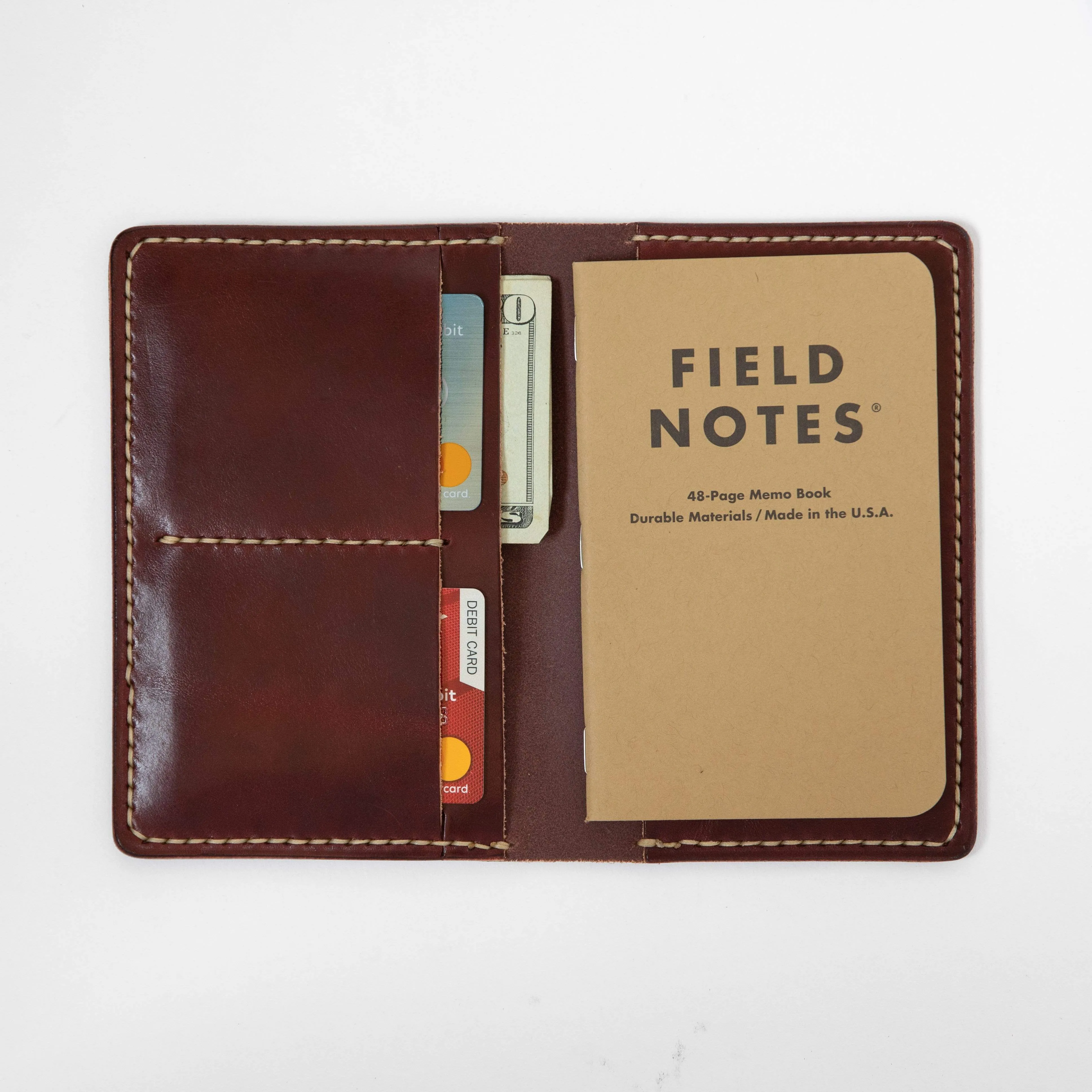 Burgundy Notebook Wallet