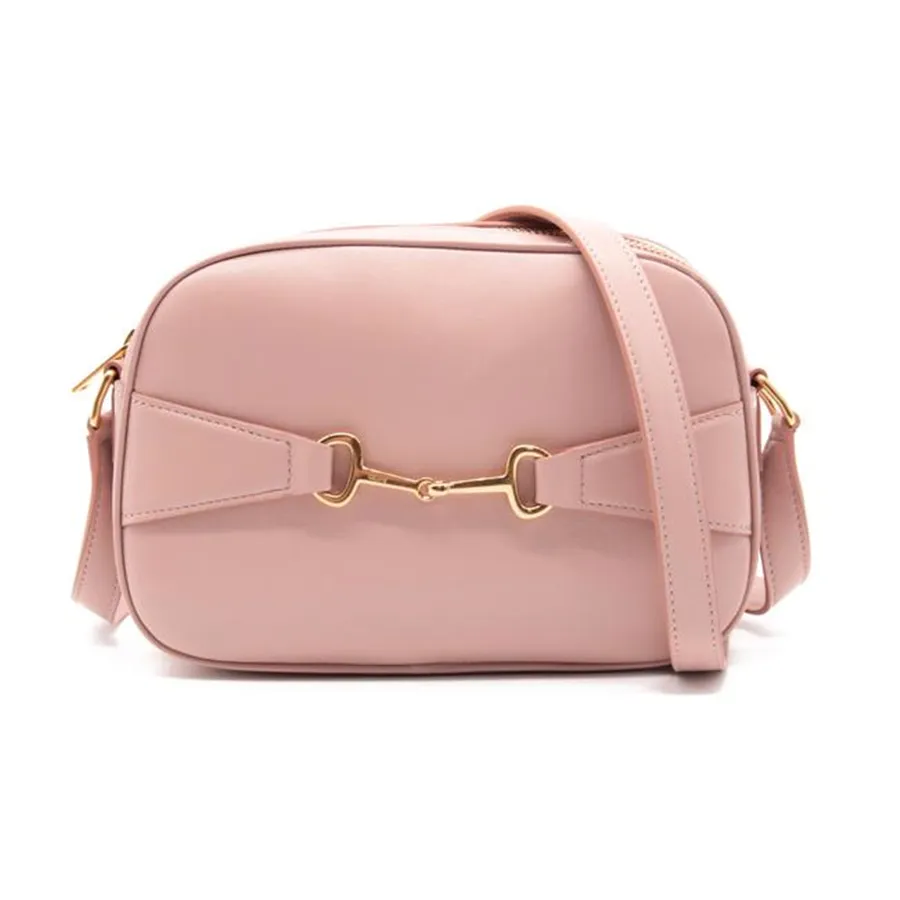 Celine Camera Crecy 191353 Bus 38no Cross Body Pink Leather Shoulder Bag