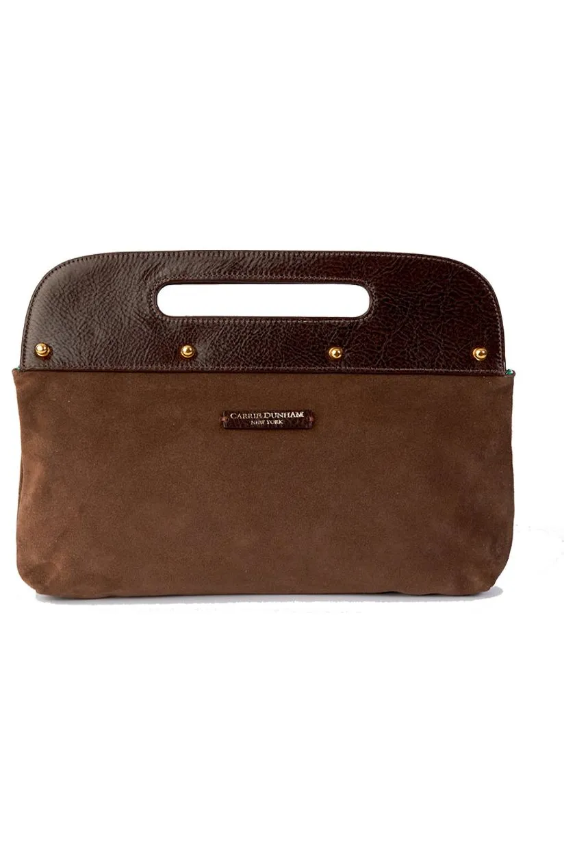 Chocolate Brown Dunham Clutch