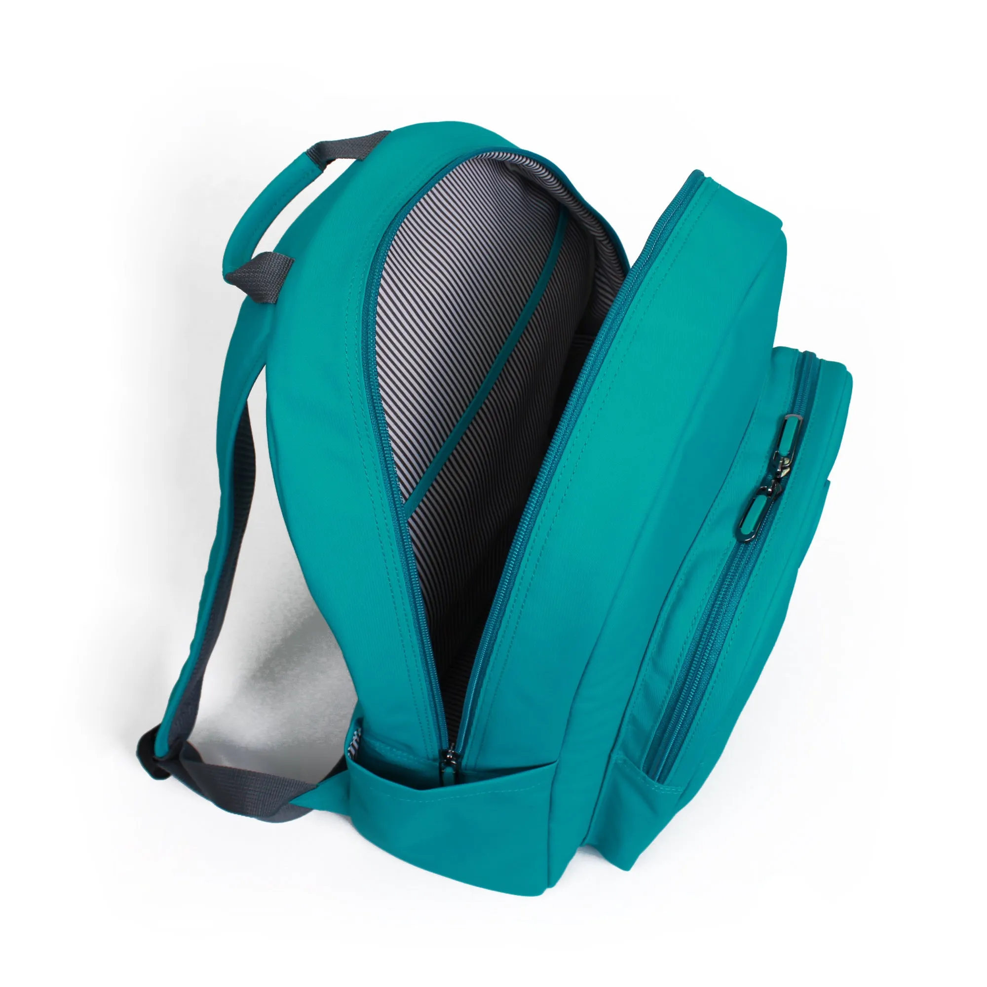 eco blue green backpack (kids)