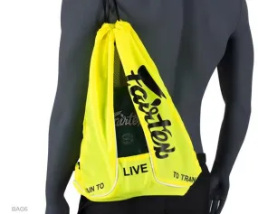 Fairtex Bag 6 Sash Bag yellow