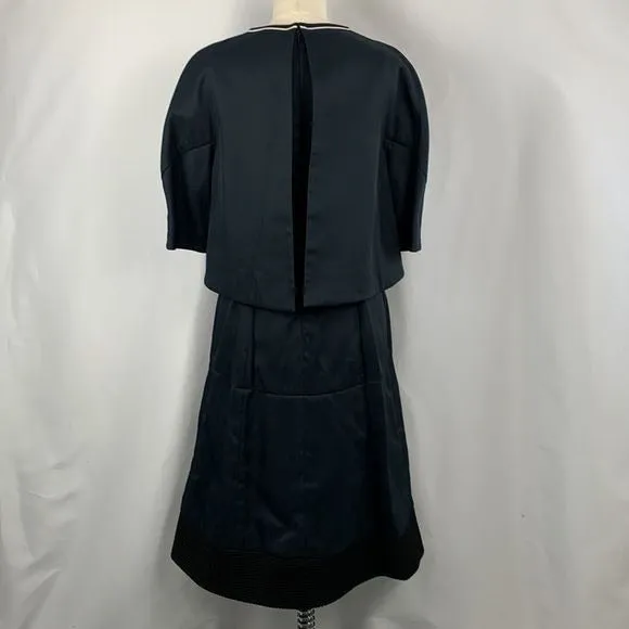 Fendi NavyDress With Mesh Detail