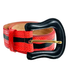 Fendi Python Skin Belt