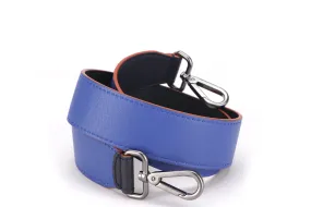 FENDI STRAP YOU 90CM, BLUE & BLACK, MATTE GREY HARDWARE, NO DUST COVER