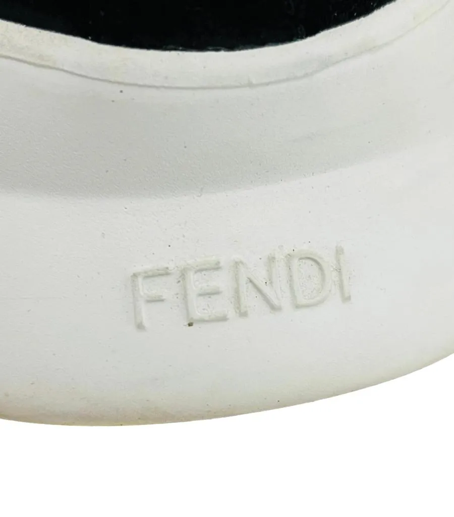 Fendi Suede Logo Sneakers. Size 7.5