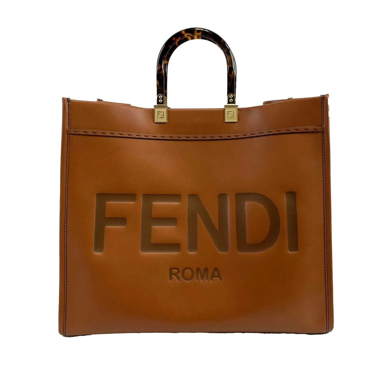 Fendi Sunshine Shopper Tote Large Calfskin Leather Retails: $3190