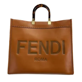 Fendi Sunshine Shopper Tote Large Calfskin Leather Retails: $3190