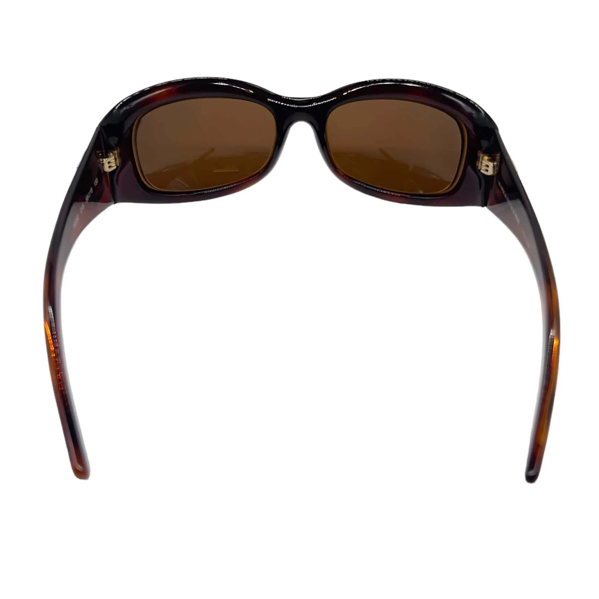 FENDI Vintage Wrap Sunglasses - Tortoise