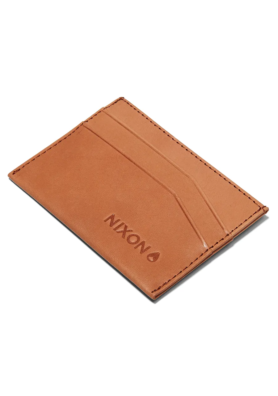 Flaco Leather Card Wallet - Tan