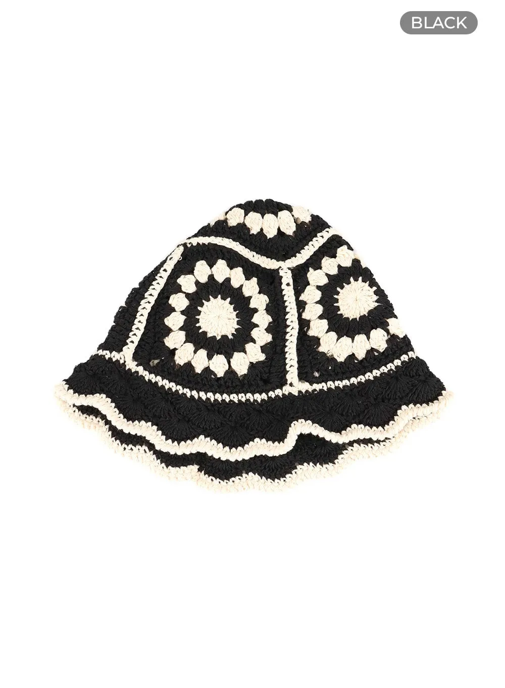 Floral Crochet Bucket Hat CA411