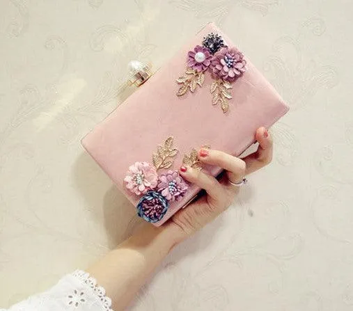 FLORAL EVENING CLUTCH