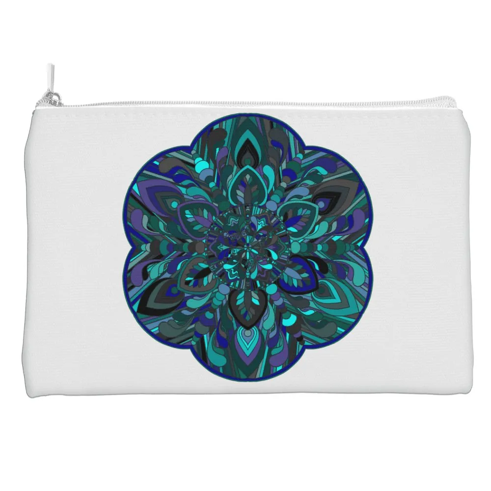 Hand-Drawn Mandala Art Clutch Bag - All Over Pochette