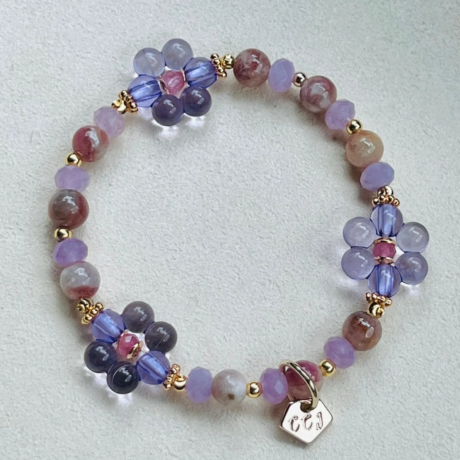 I Welcome Change Flowers Bracelet