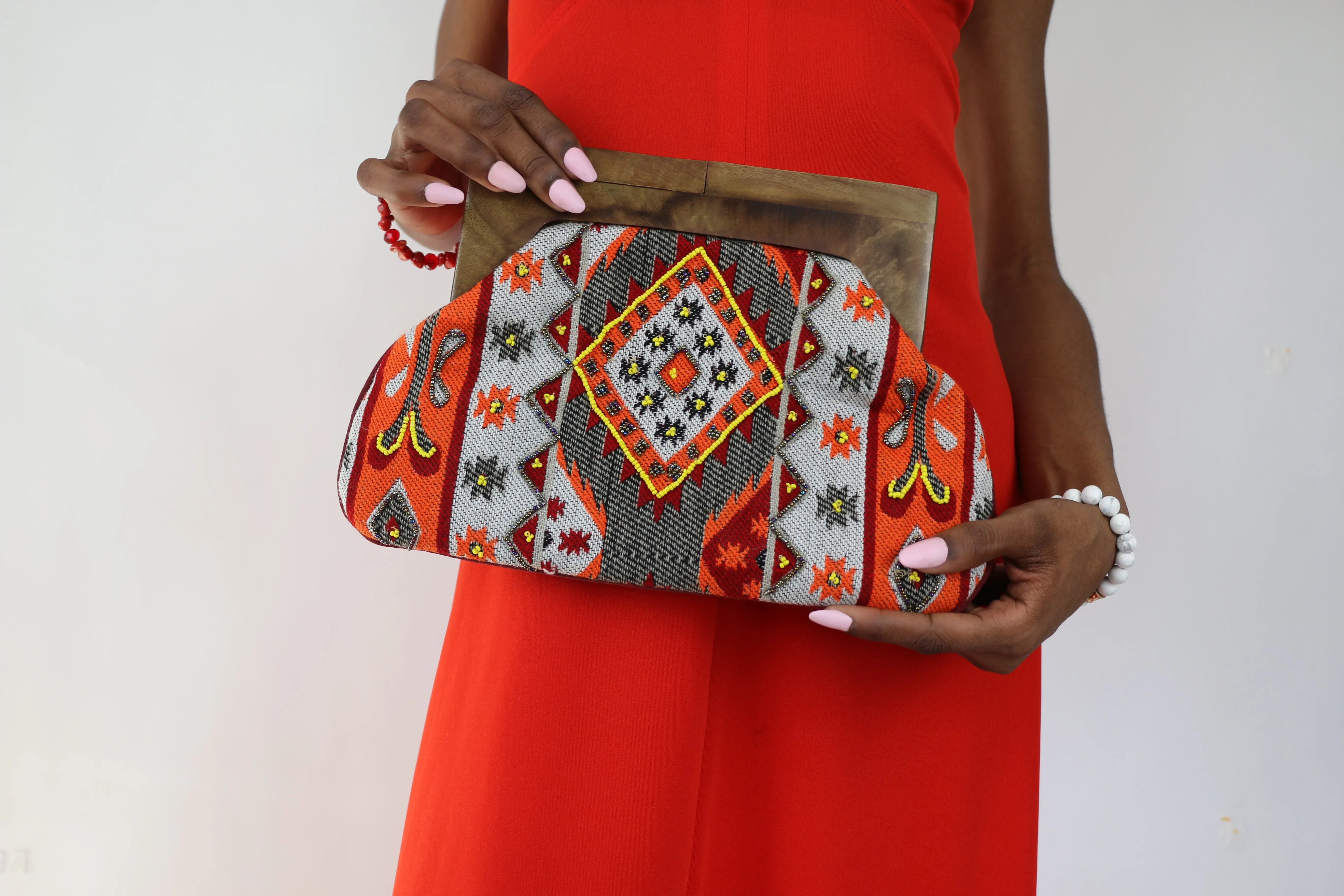 Johari Beaded Clutch