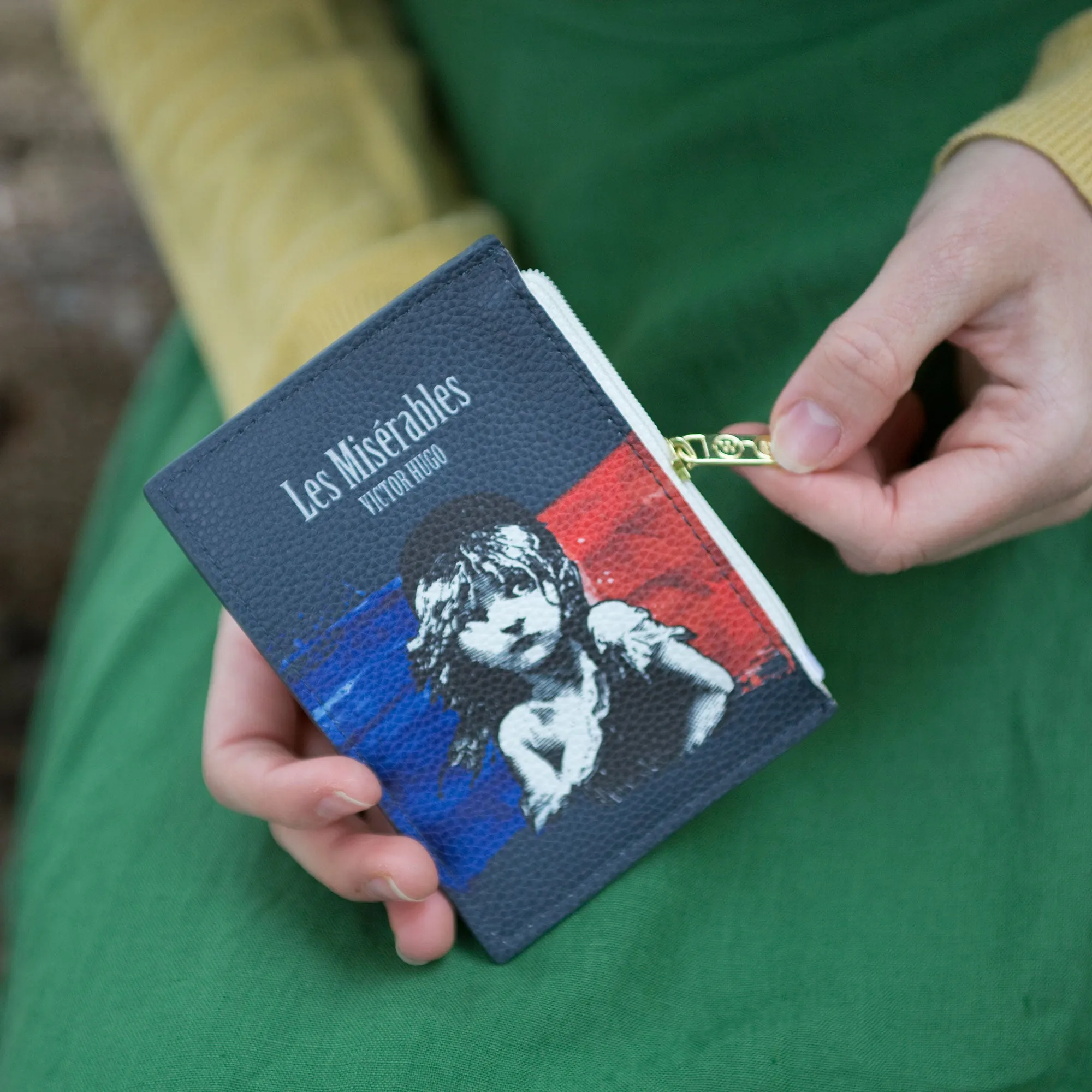 Les Miserables Book Coin Purse Card Wallet