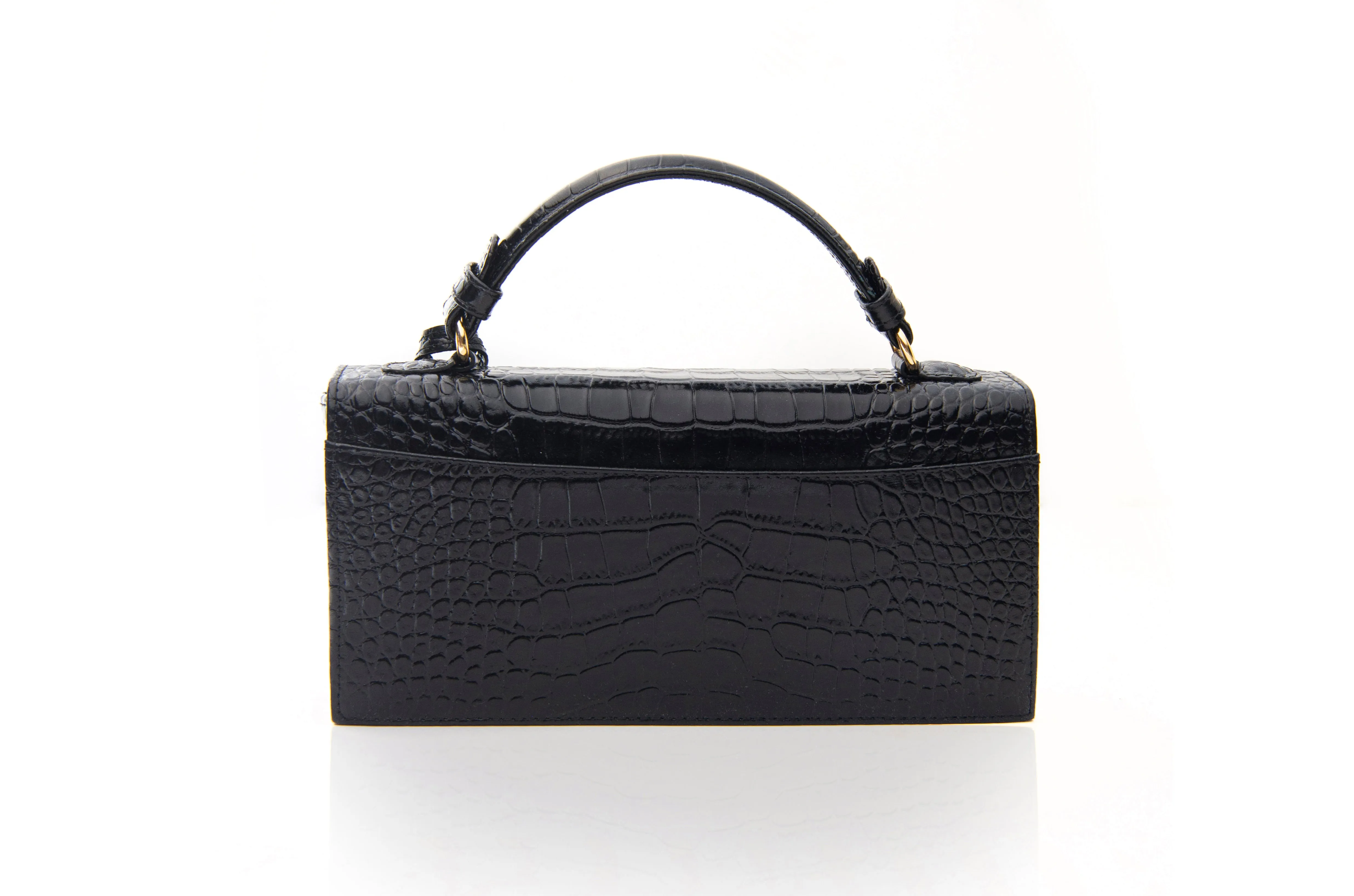 Mini Black Cynthia clutch