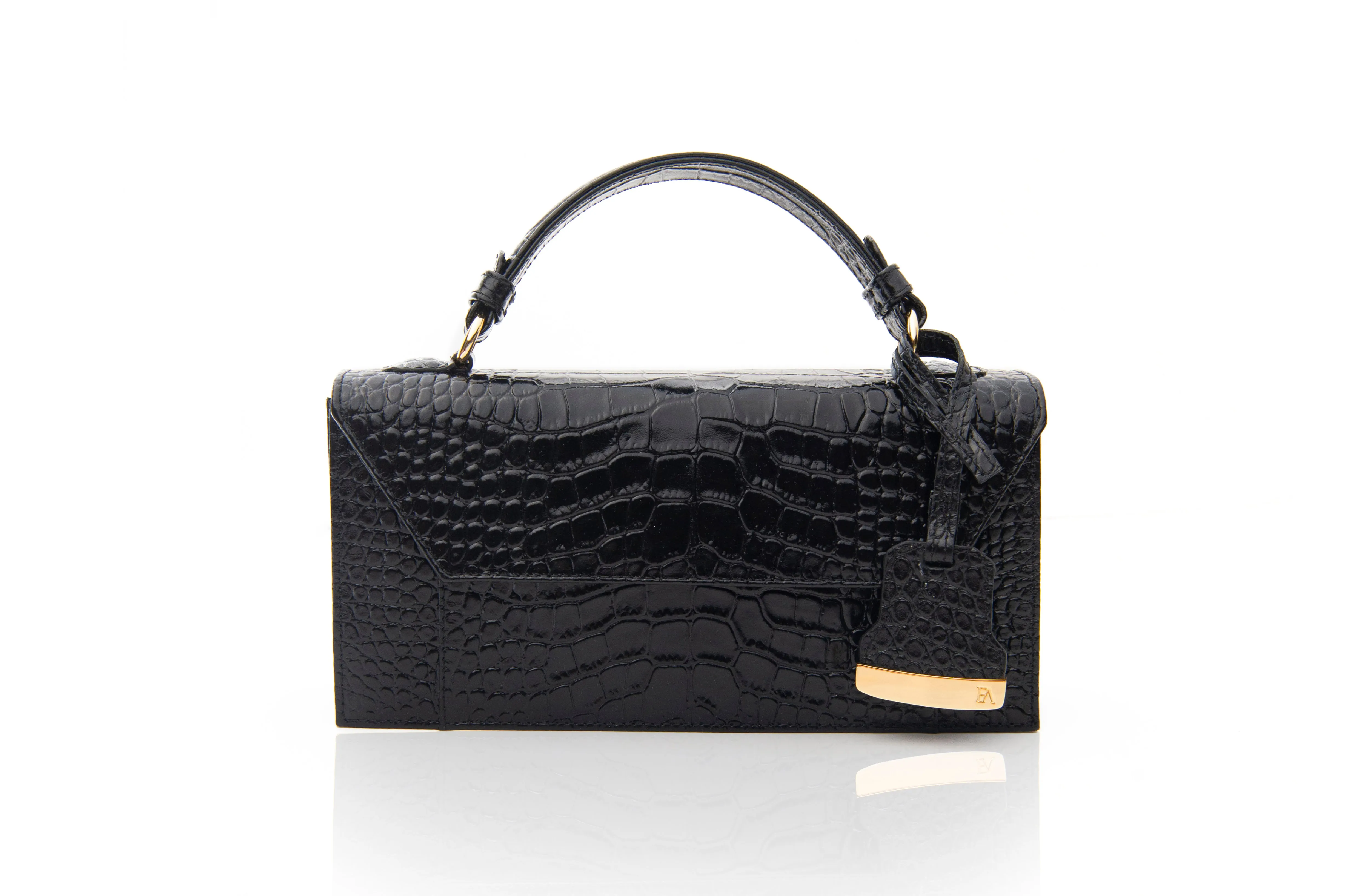 Mini Black Cynthia clutch