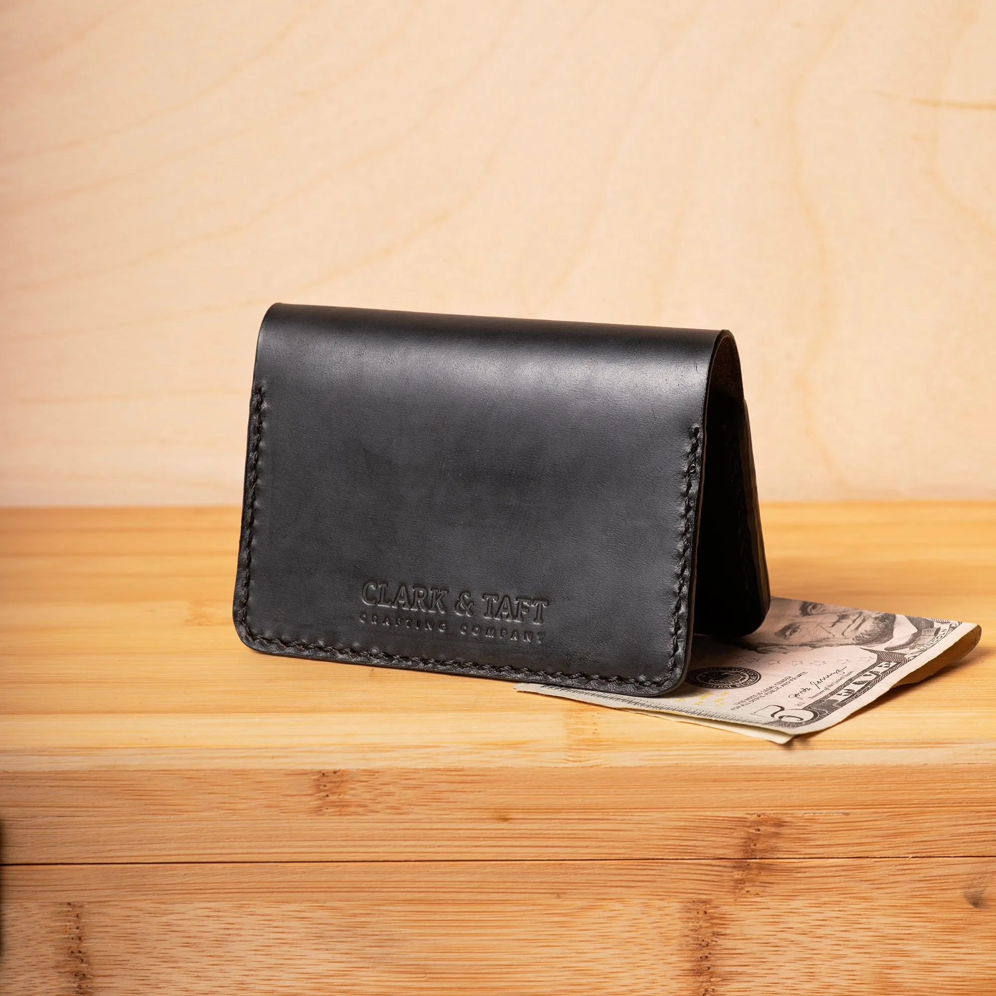 Minimal Leather Bifold Wallet