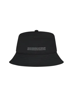 Oilseed Hemp Bucket Hat—black