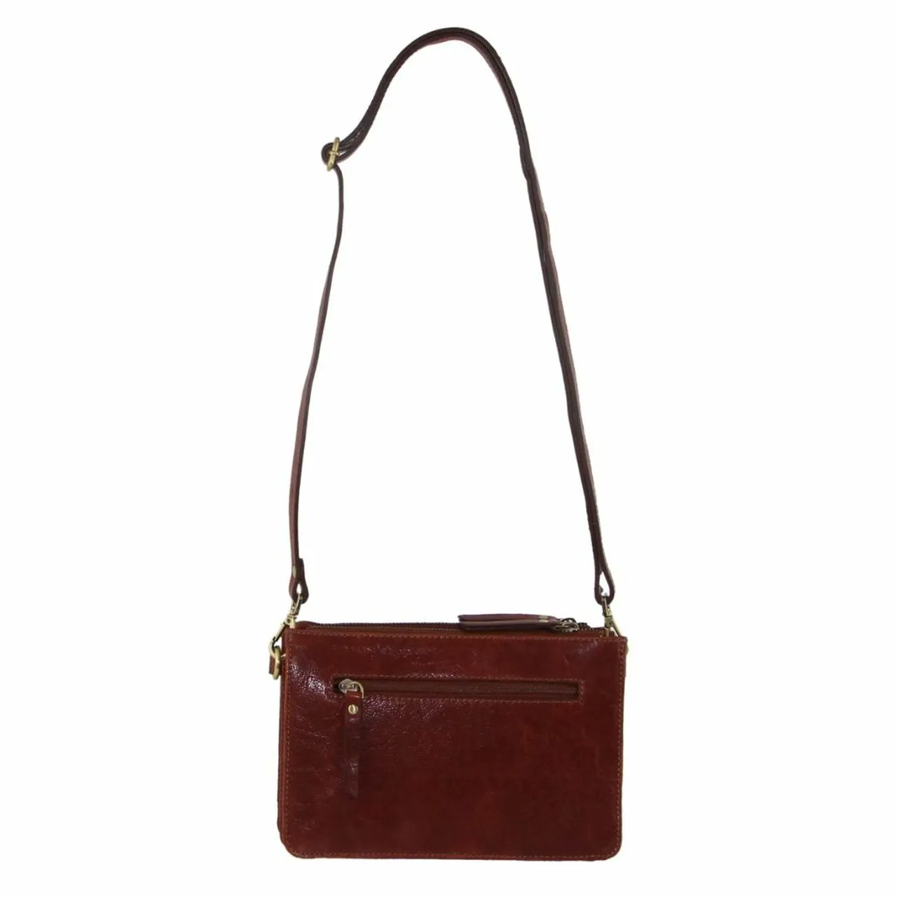 Pierre Cardin Rustic Leather Cross-Body Bag/Clutch PC3227