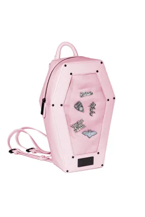 Pink Pin Collector - Coffin Backpack