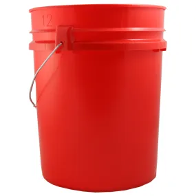 Red 5 Gallon Bucket