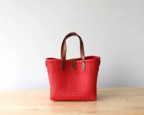 Red Handwoven Purse by MexiMexi