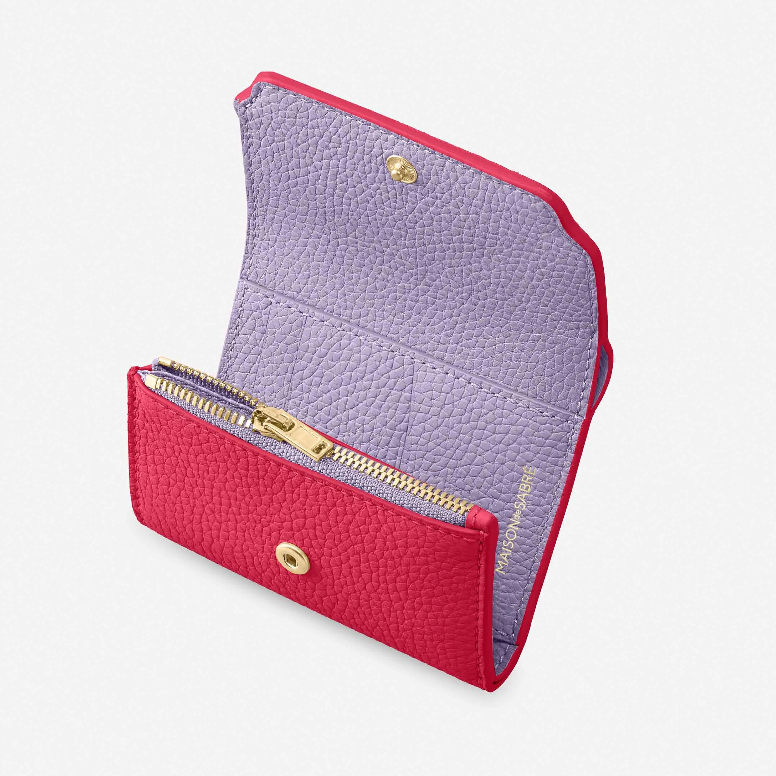 The Trifold Wallet - Fuchsia Lavender