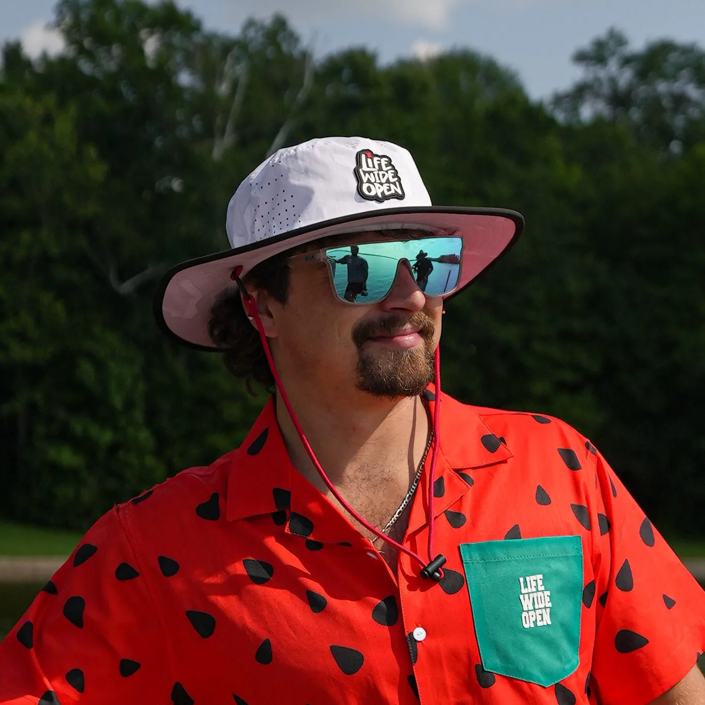 White Stealth Camo Bucket Hat